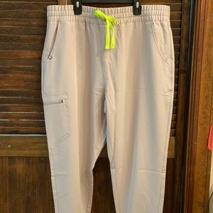 Figs Zamora High-Waisted Scrub Pants in Slate